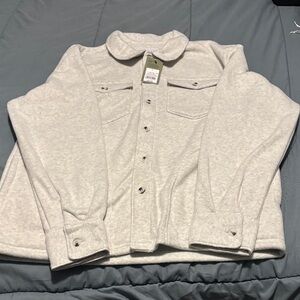 Men’s Size L Long Sleeve Button Down Fleece by Goodfellow and Co, NWT